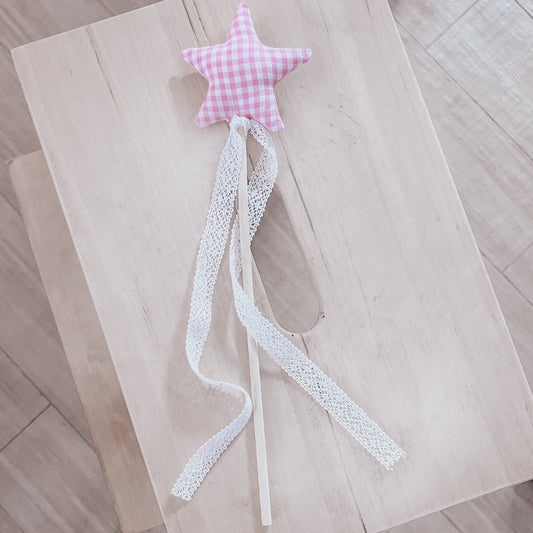 LIMITED EDITION PINK GINGHAM WAND