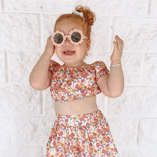 LITTLE MISS CHIC SUNGLASSES - PALE PINK