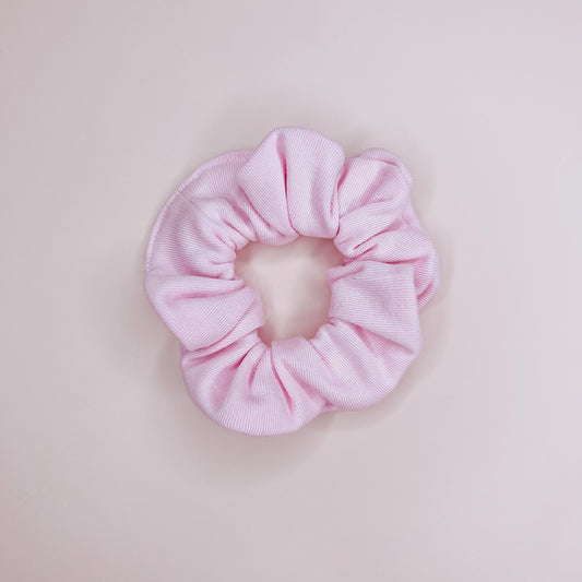 SCRUNCHIES - ADORABLE PINK RIBBED